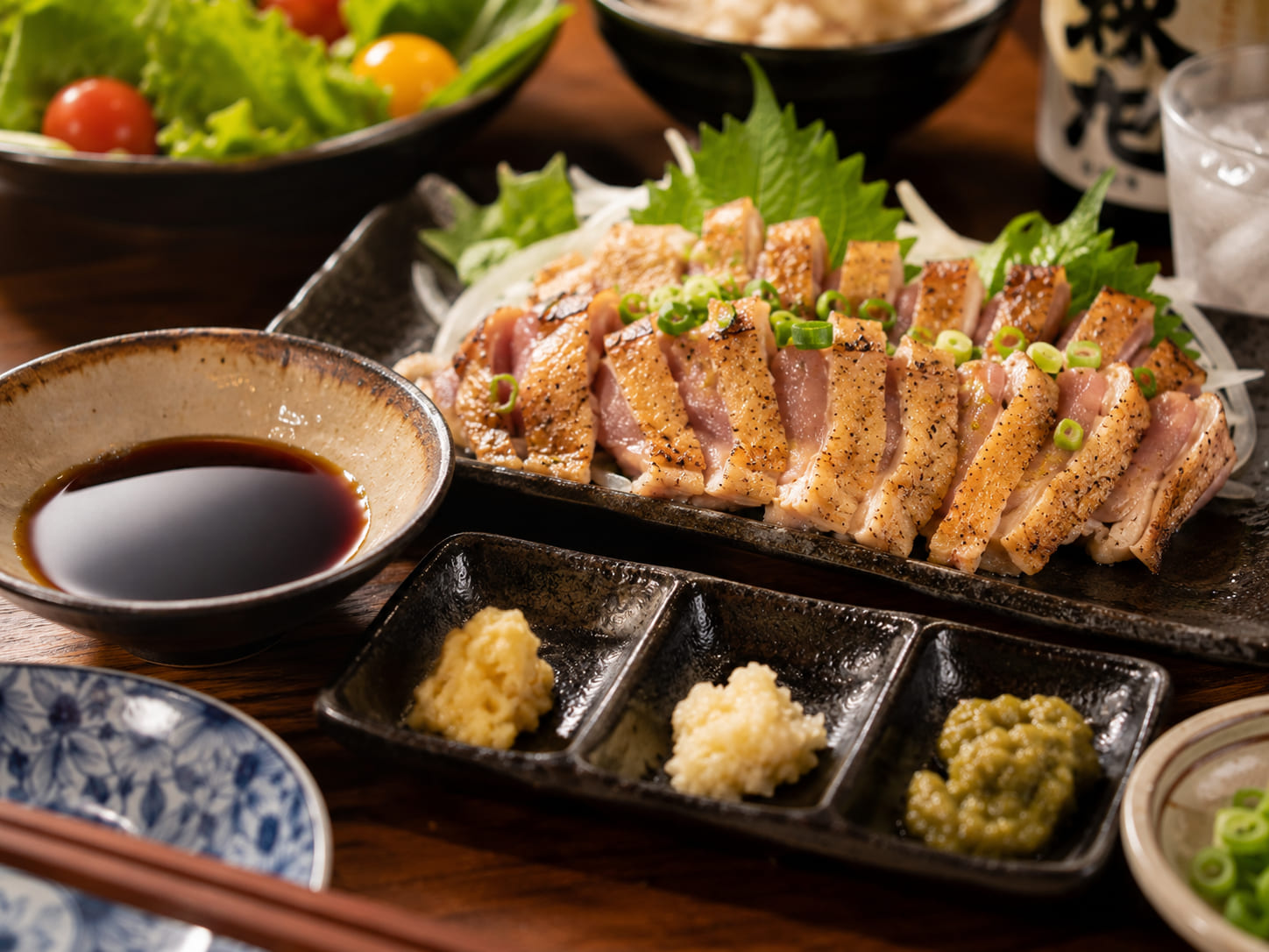 味付けした赤鶏
